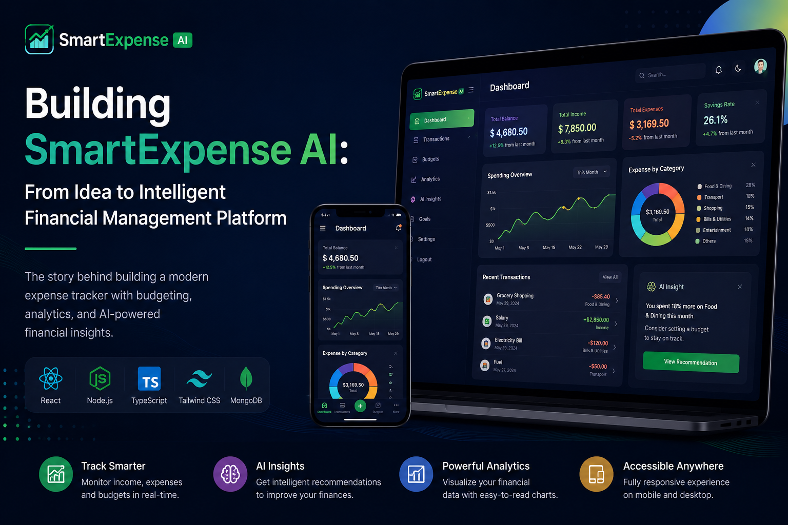 Building SmartExpense AI: From Idea to Intelligent Financial Management Platform